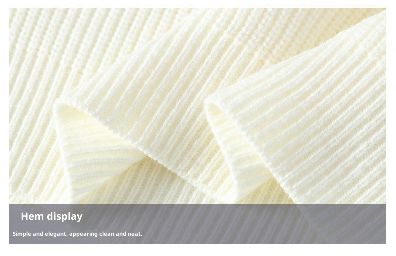 Herren-Strickpullover für Herbst/Winter: Neuer, dicker Fleece-Rundhalspullover für Teenager – Warme Basisschicht_voghion.com