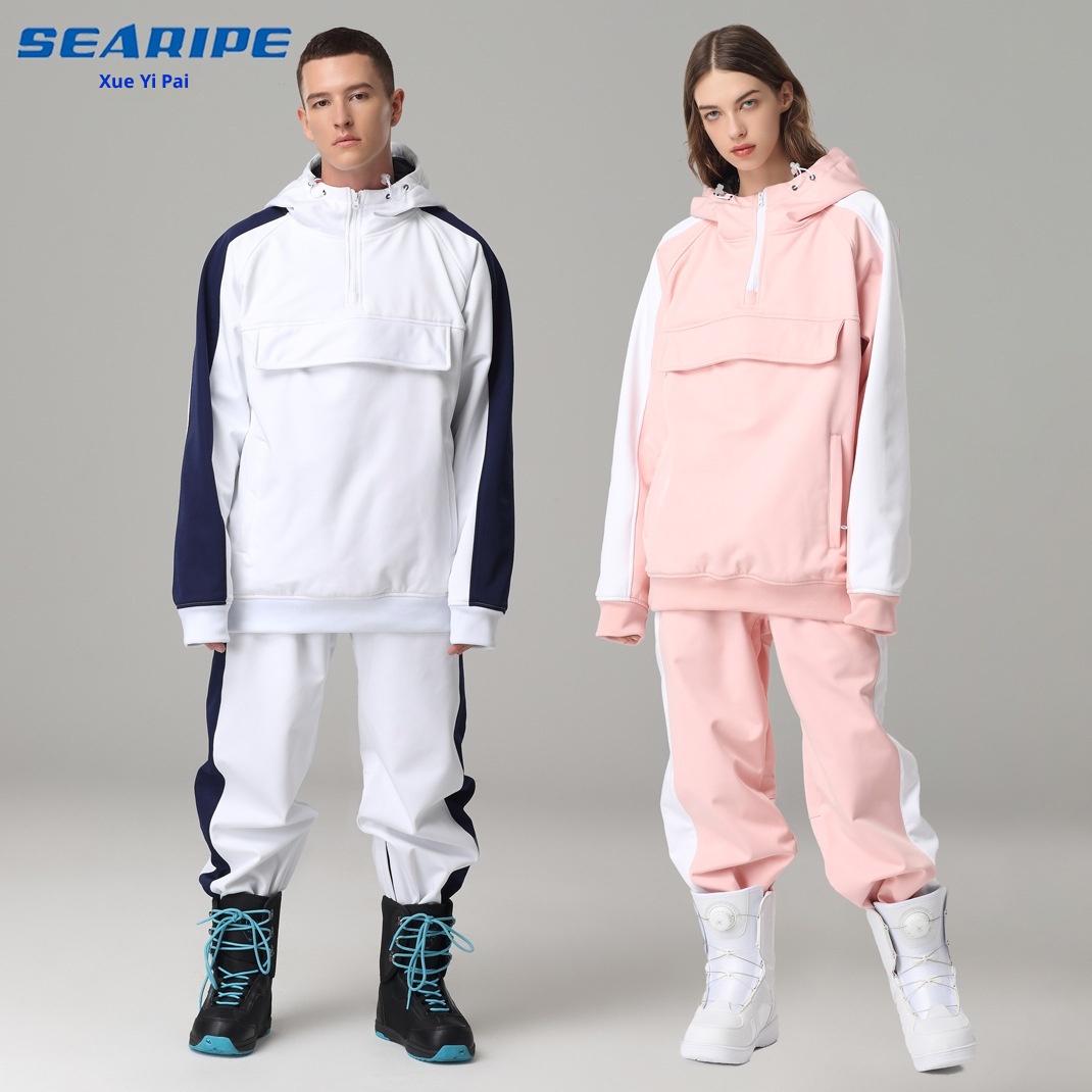 001 SEARIPE Nuova tuta da sci per uomo e donna, pantaloni, impermeabile, antivento, traspirante, calda e da snowboard_voghion.com