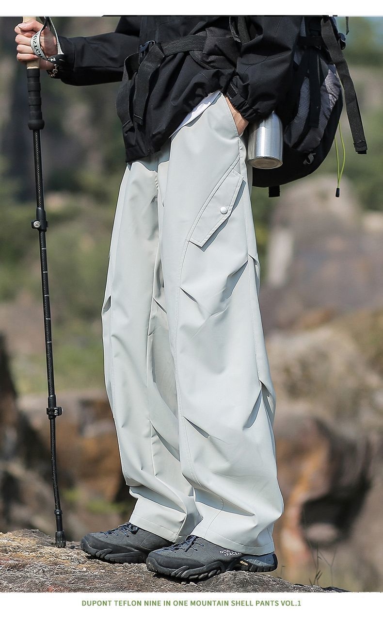 Pantaloni da sci invernali antivento impermeabili e antifreddo, spessi e foderati in pile termico, 001 Northeast Harbin Town, per uomo e donna_voghion.com