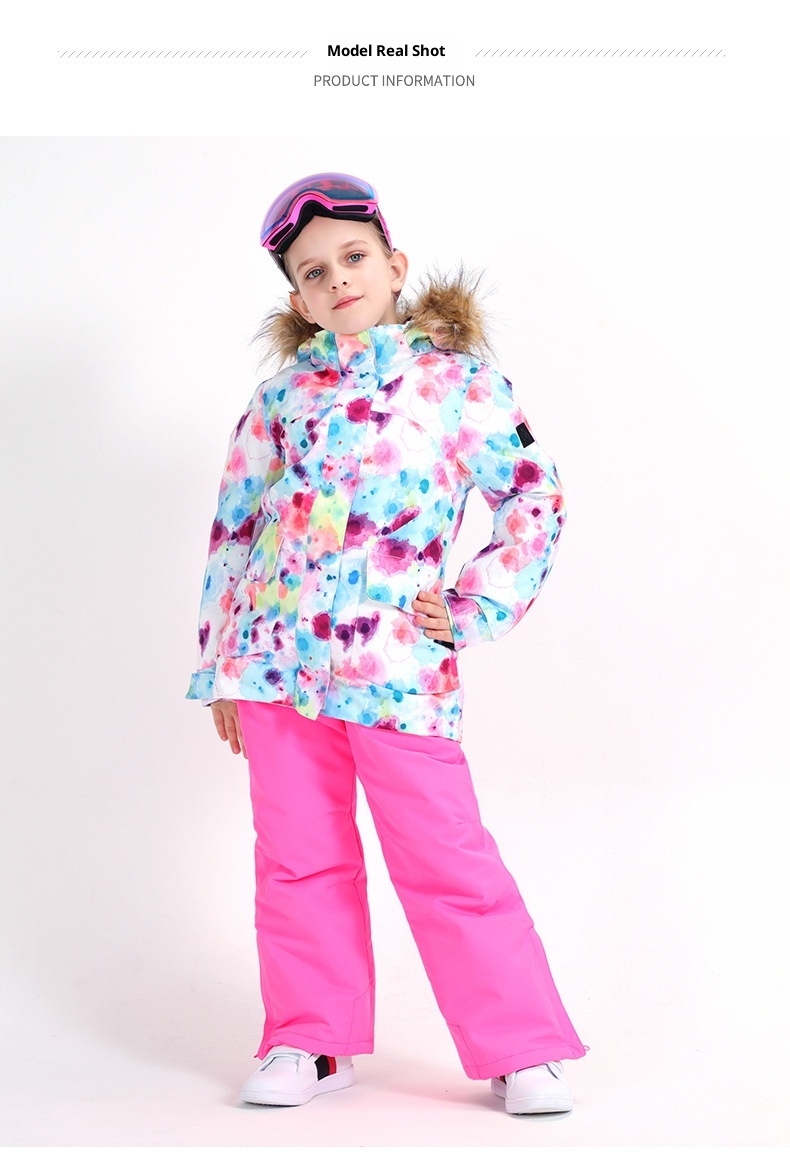 001 Stück Kinder-Latzhose, Skihose, Winter, winddicht, wasserdicht, warm, Snowboardhose für große Kinder_voghion.com