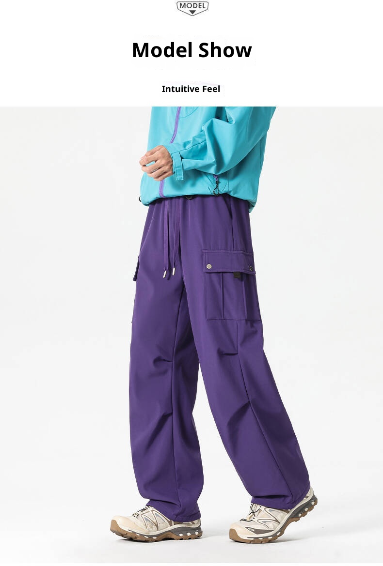 001 Waterproof Windproof Fleece-Lined Thickened Winter Skiing Mountaineering Pants For Men Women, Cold-Resistant And Warm_voghion.com