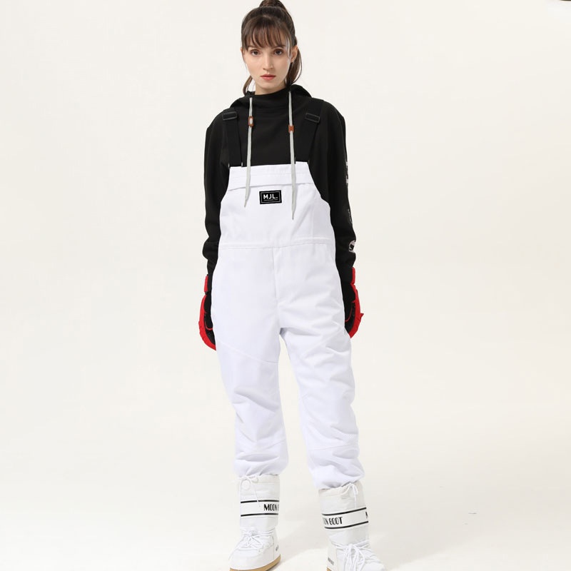 001 New Men's Women's Single And Double Board Ski Wear-Resistant Strap Winter Outdoor Waterproof Wind-Legged One-Piece Snow_voghion.com