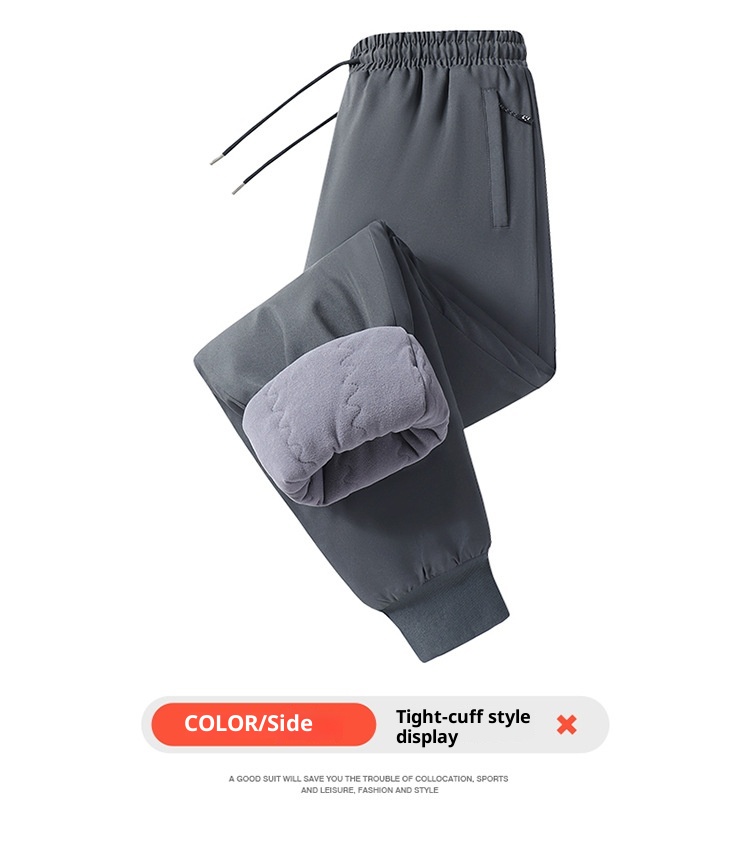 001 Northeast Harbin Snow Town Down Pants Warm Fleece Thickened Unisex Windproof Waterproof Cold-Proof Ski Gear_voghion.com