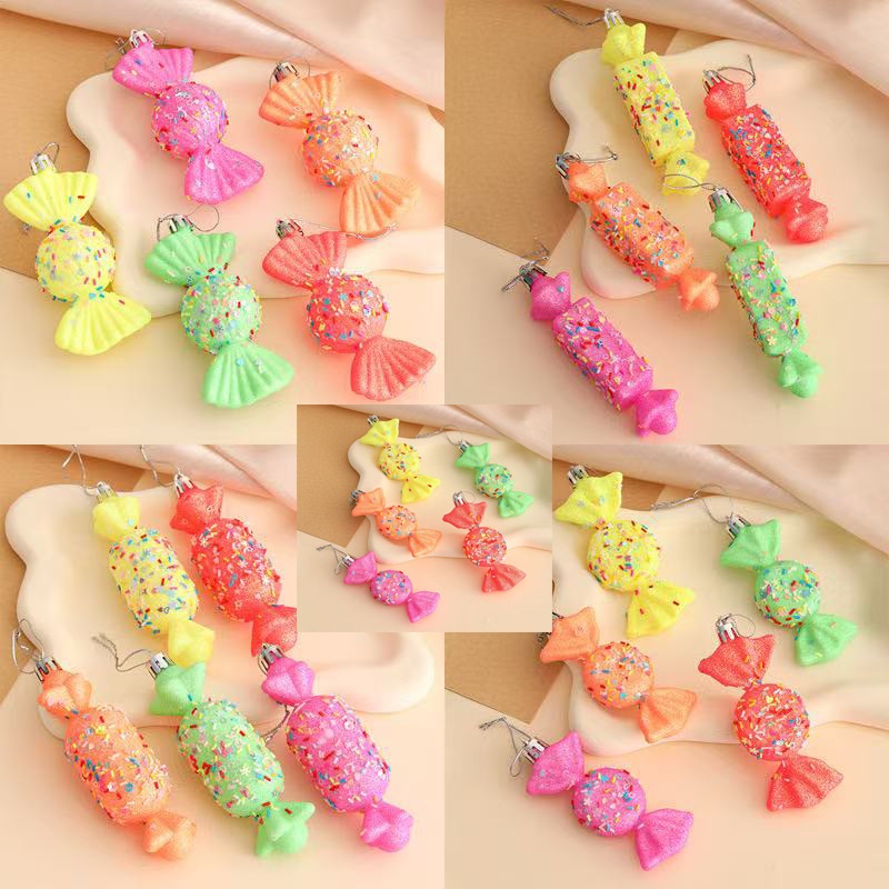 Lillian In Stock Cross-Border Decorations INS European Style Macaron Candy Balls Christmas Tree Ornaments_voghion.com
