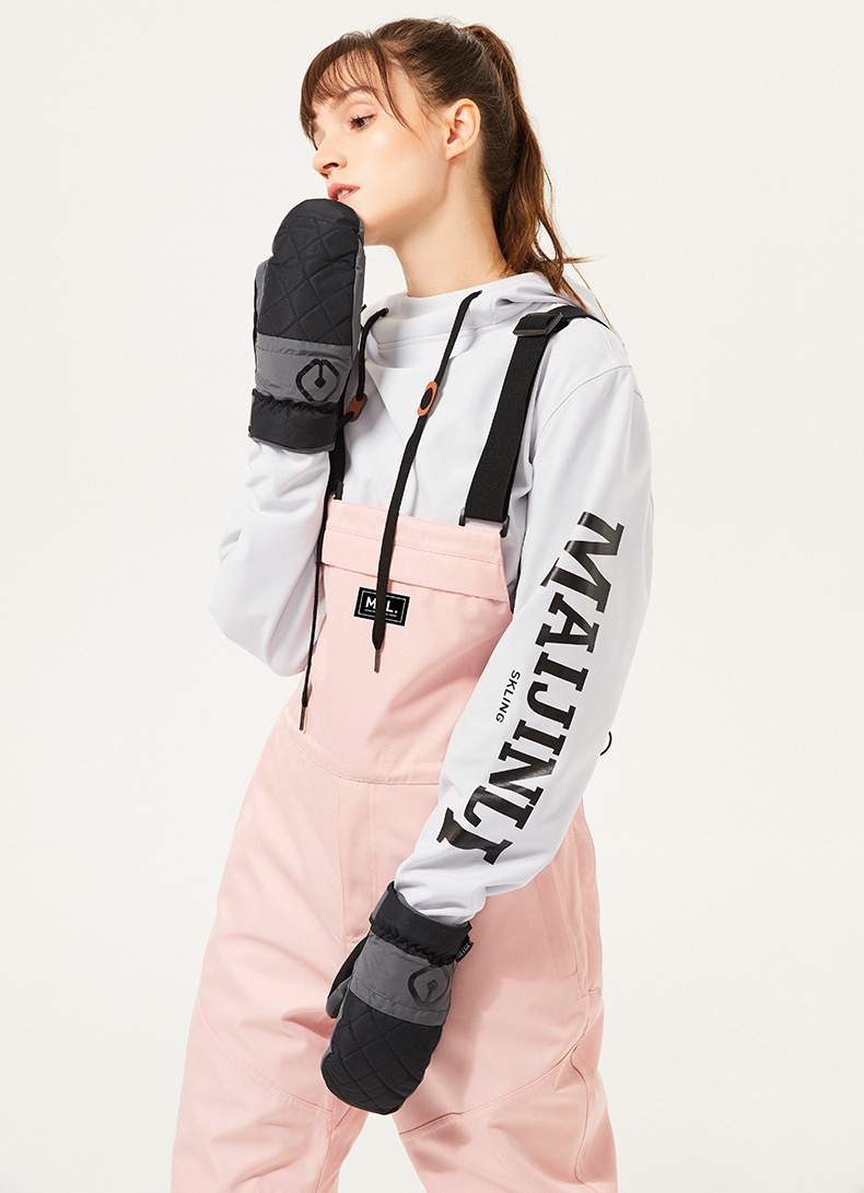 001 New Men's Women's Single And Double Board Ski Wear-Resistant Strap Winter Outdoor Waterproof Wind-Legged One-Piece Snow_voghion.com