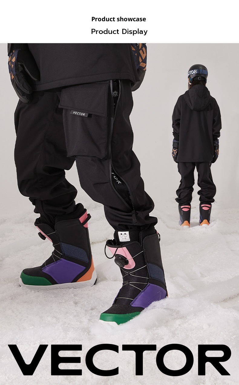 001 VECTOR New Outdoor Ski For Windproof Waterproof Warm Breathable Single Double Board Men And Women Pants Dropshipping_voghion.com