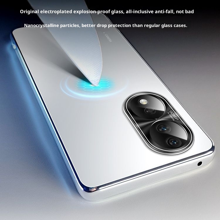 TechGlobe Compatible With Honor Phone New Matte Glass Huawei 90 Pro Full Coverage Shockproof Protective Case 9o Premium Feel_voghion.com