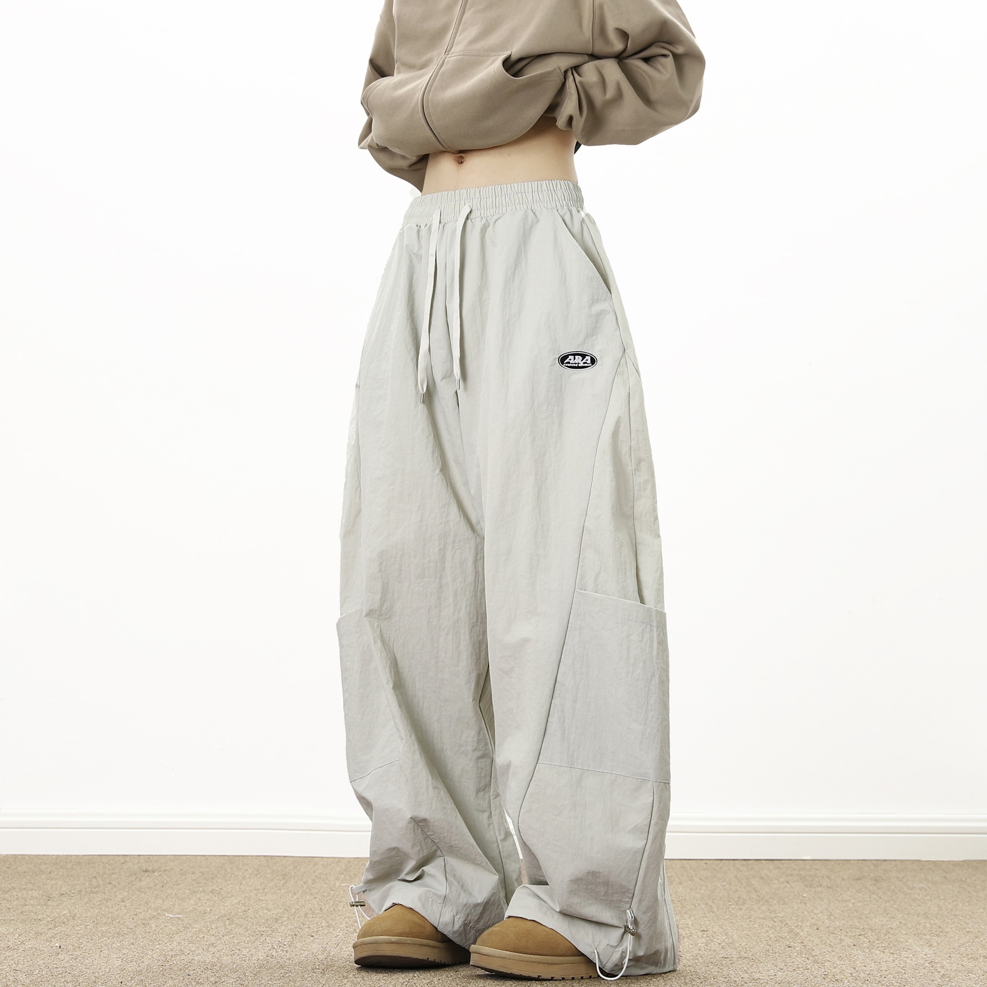 001 Clean Fit Curved Knife Pants For Men, Sprin Autumn Trendy Brand, Windproof And Waterproof, Outdoor Skiin, Free_voghion.com