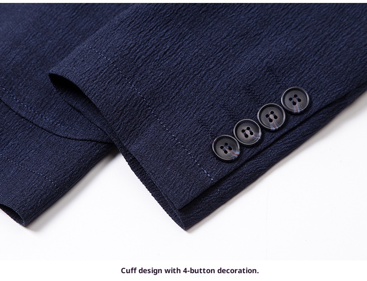 QFV507045555501<2 QFV507045555501<2 Nuovo marchio, etichetta tagliata, primavera e autunno, da uomo, colletto piatto, trendy, casual, da tutti i giorni, blazer singolo 055_voghion.com