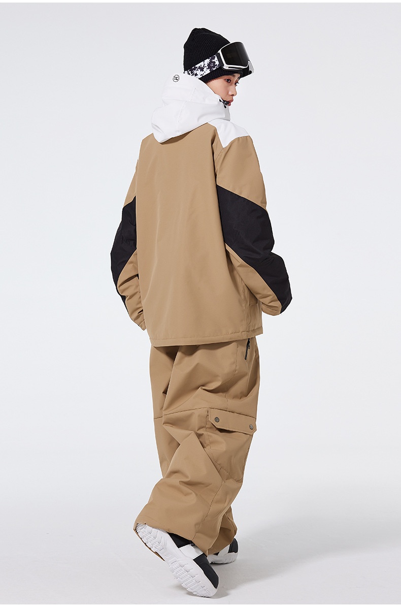 001 Zestaw dla par, męski, damski, zimowy, wodoodporny, ciepły, snowboardowy i narciarski, styl transgraniczny_voghion.com
