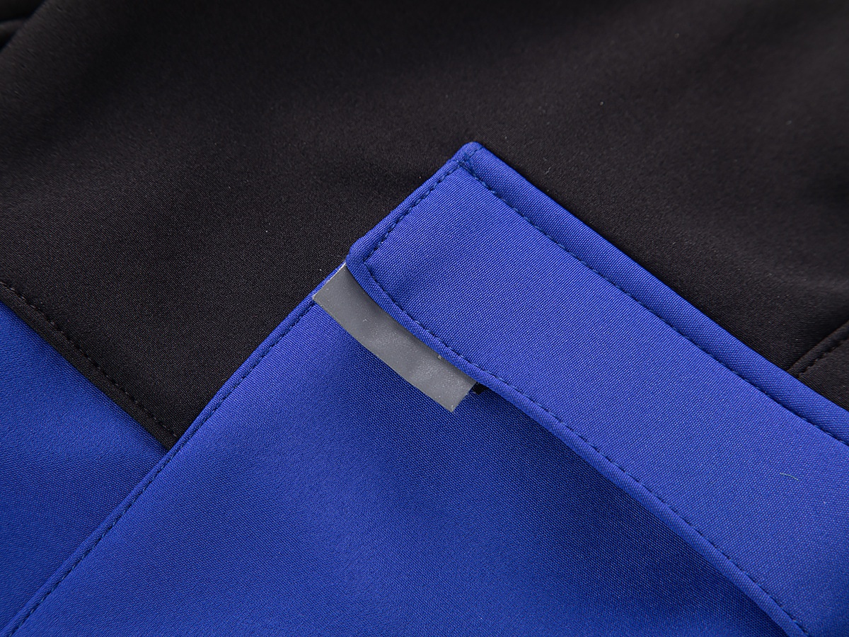 001 Children's Autumn Winter Softshell Boys Girls Students School Color Block Reflective Windproof Waterproof Warm Ski Pants_voghion.com