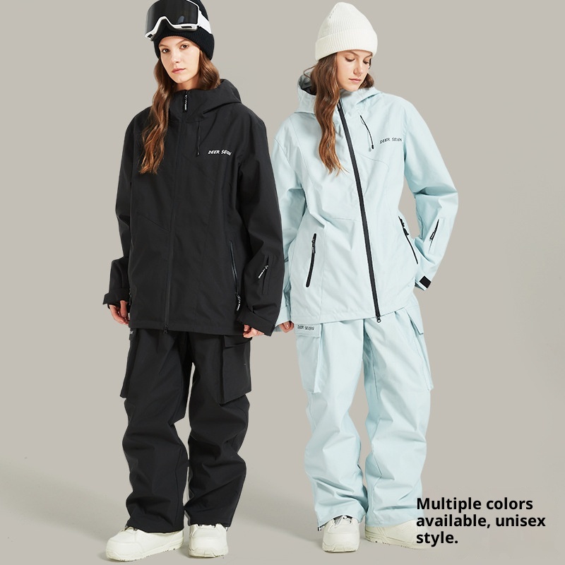 001 3L Suit Set For Women, Unisex Waterproof Breathable Thermal Ski Pants, In Stock, Cold-Proof_voghion.com