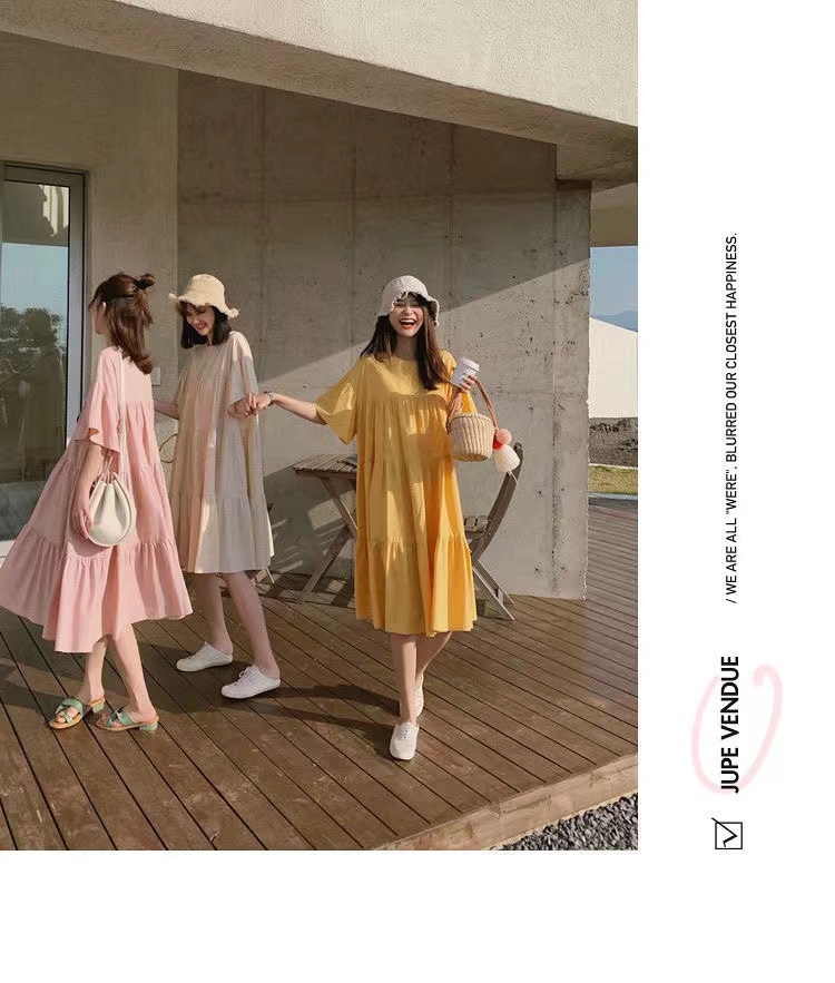 Jupe longue de maternité ChicShe, style coréen, européen et américain, tendance été, grande taille, pour femmes enceintes_voghion.com