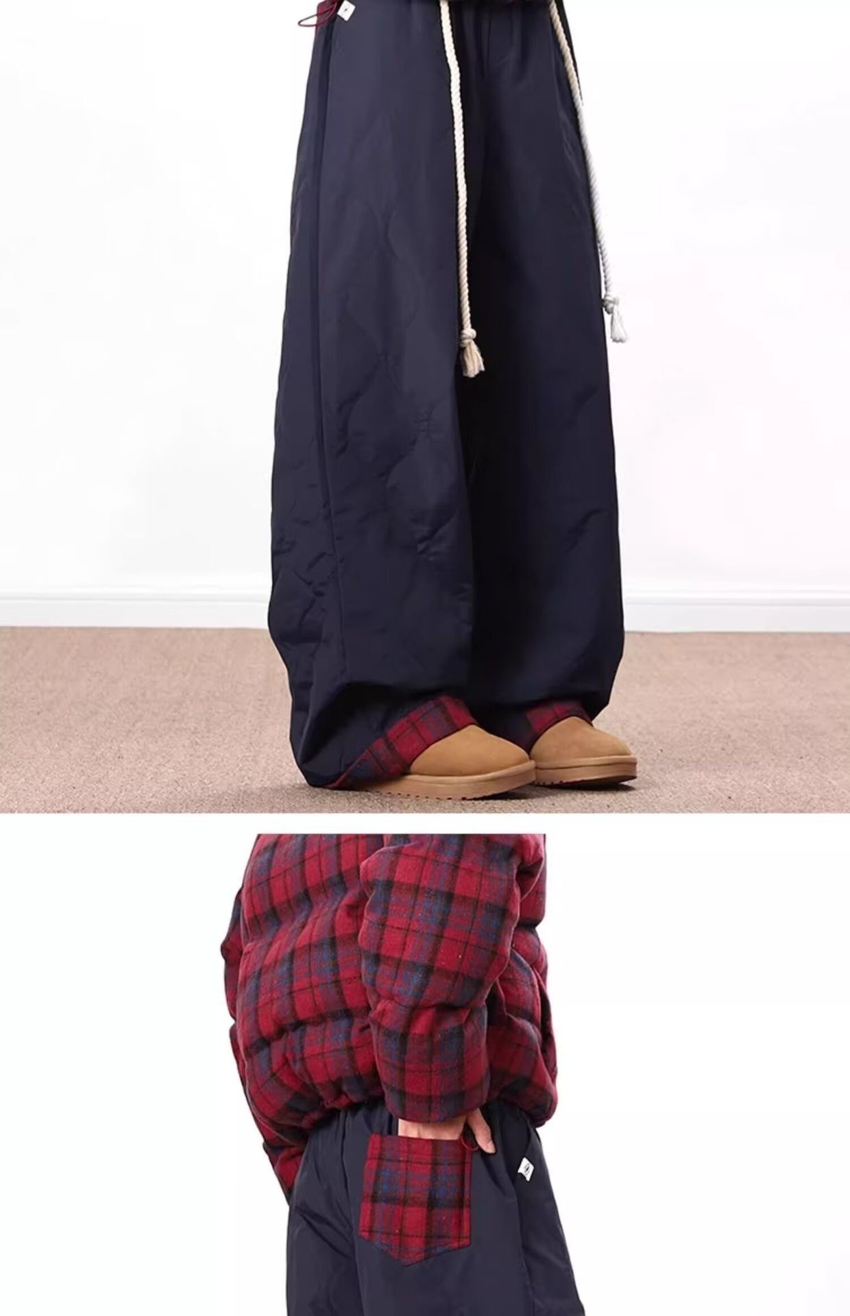 Pantalones de invierno informales, gruesos, impermeables, resistentes al viento y al esquí, de algodón con estampado de calabaza de calidad original (001). Estilo moderno para hombre._voghion.com