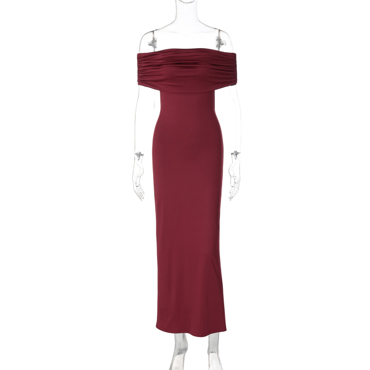 ChicShe Sommerkleid 2025: Schulterfreies, rückenfreies, figurbetontes, langes und elegantes Bodycon-Kleid (Großhandel)_voghion.com