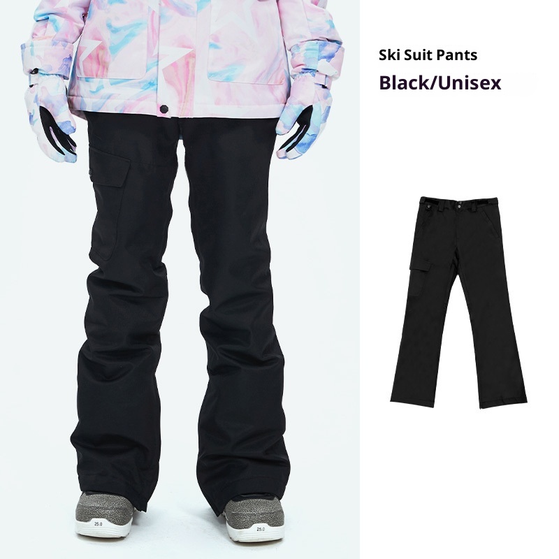 001 VECTOR Warm Single Double Board, Windproof, Waterproof, Ski Pants For Men And Women, Snow Suit_voghion.com