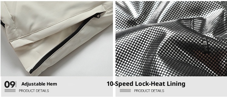 001 Completo da lavoro invernale, completo da snowboard e da sci, antivento, impermeabile, alpinismo, pantaloni termici da sci, unisex_voghion.com