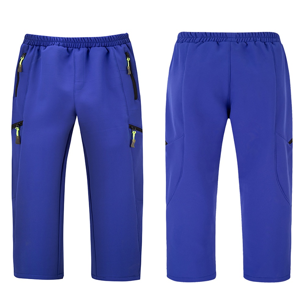 001 Calça Infantil Impermeável para Caminhadas e Esqui, Unissex, Corta-Vento e Quente, Ideal para Atividades ao Ar Livre no Outono e Inverno_voghion.com