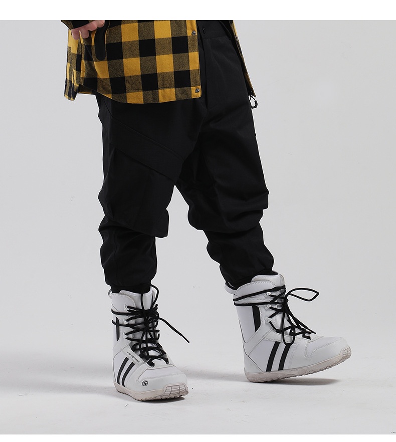 001 Smain New Snow Men, Windproof, Waterproof, Warm, Durable, Leg-Tighten Pants, Jogger Pants For Snowboard And_voghion.com
