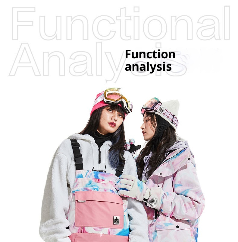 001 VECTOR Warm Single Double Board, Windproof, Waterproof, Ski Pants For Men And Women, Snow Suit_voghion.com