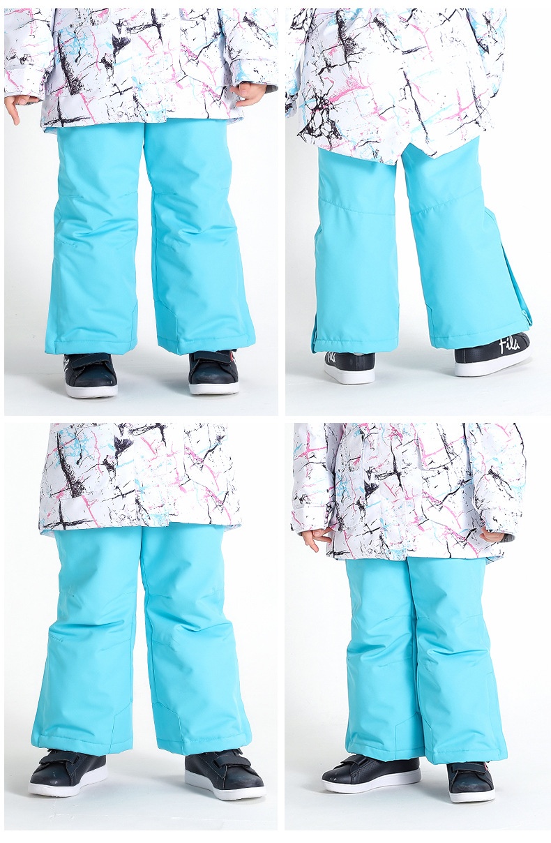 001 Stück Kinder-Latzhose, Skihose, Winter, winddicht, wasserdicht, warm, Snowboardhose für große Kinder_voghion.com