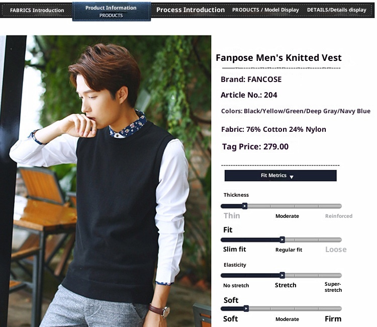 Jungen-Pullover mit Rundhalsausschnitt, einfarbig, ärmellos, gestrickt, aus Wolle, Herrenpullover_voghion.com