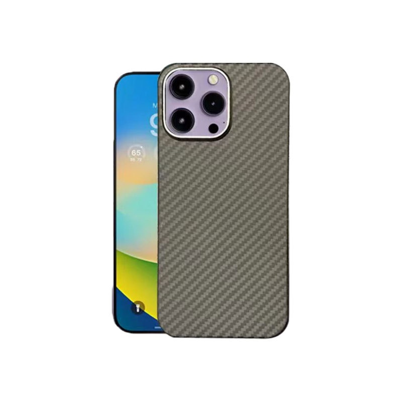 Custodia protettiva semplice per telefono IP wireless in fibra di carbonio magnetica serie TechGlobe 15promax16_voghion.com