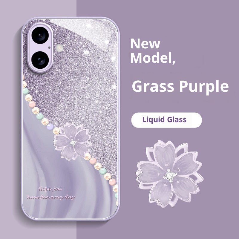 TechGlobe Compatible With Phone Case 16 15 Plus Peach Blossom 14 High-end 13/12 Pro Niche 11_voghion.com