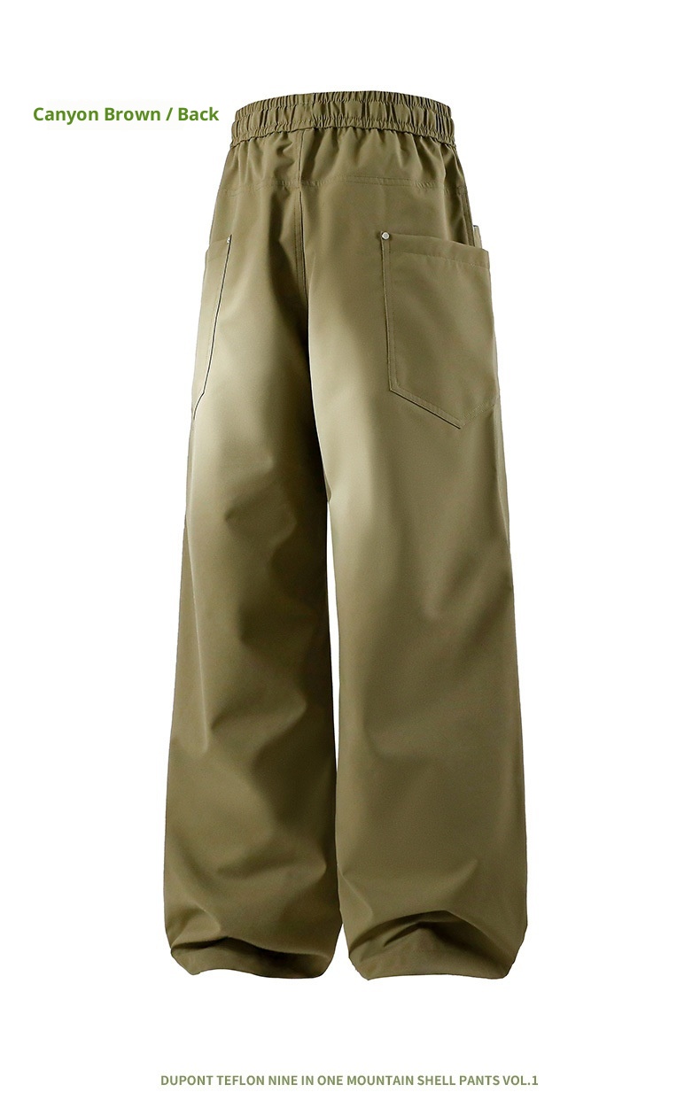 001 Herbst/Winter Softshelljacke Herren Outdoor 3-in-1 Winddicht Wasserdicht Warm Wanderbekleidung Arbeitskleidung Sport Skihose_voghion.com