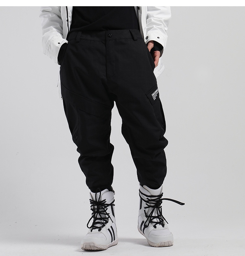 001 Smain New Snow Men, Windproof, Waterproof, Warm, Durable, Leg-Tighten Pants, Jogger Pants For Snowboard And_voghion.com