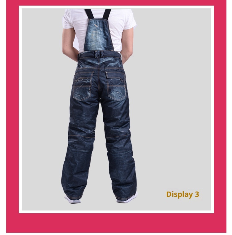 001 Dropshipping Fabricante Venda Direta Denim Ski Atacado Corta-vento Impermeável Grosso Quente Algodão Resistente ao Desgaste_voghion.com