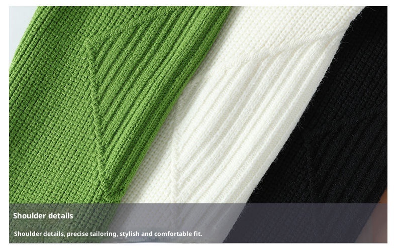 Herren-Strickpullover für Herbst/Winter: Neuer, dicker Fleece-Rundhalspullover für Teenager – Warme Basisschicht_voghion.com