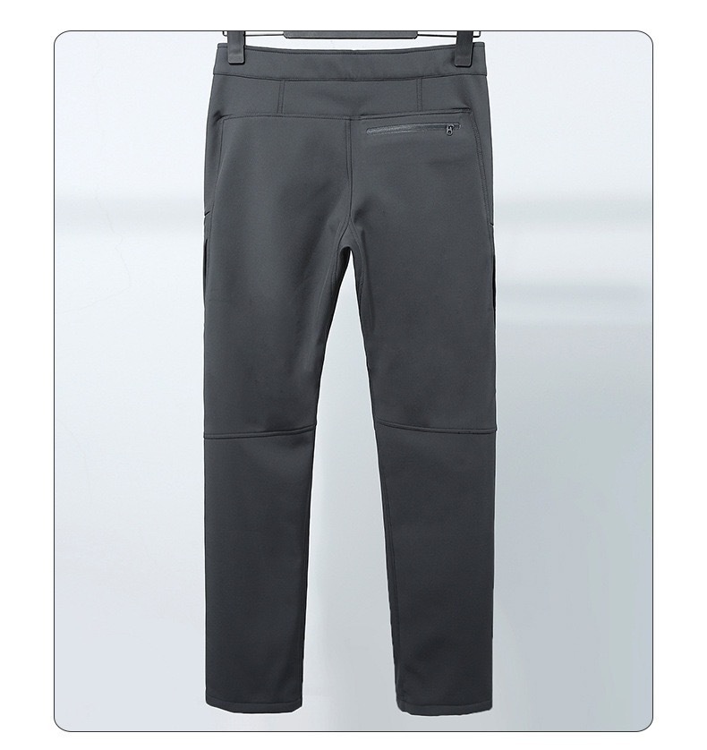 001 Pantaloni da sci impermeabili antivento da uomo, foderati in pile termico, per l'autunno e l'inverno_voghion.com
