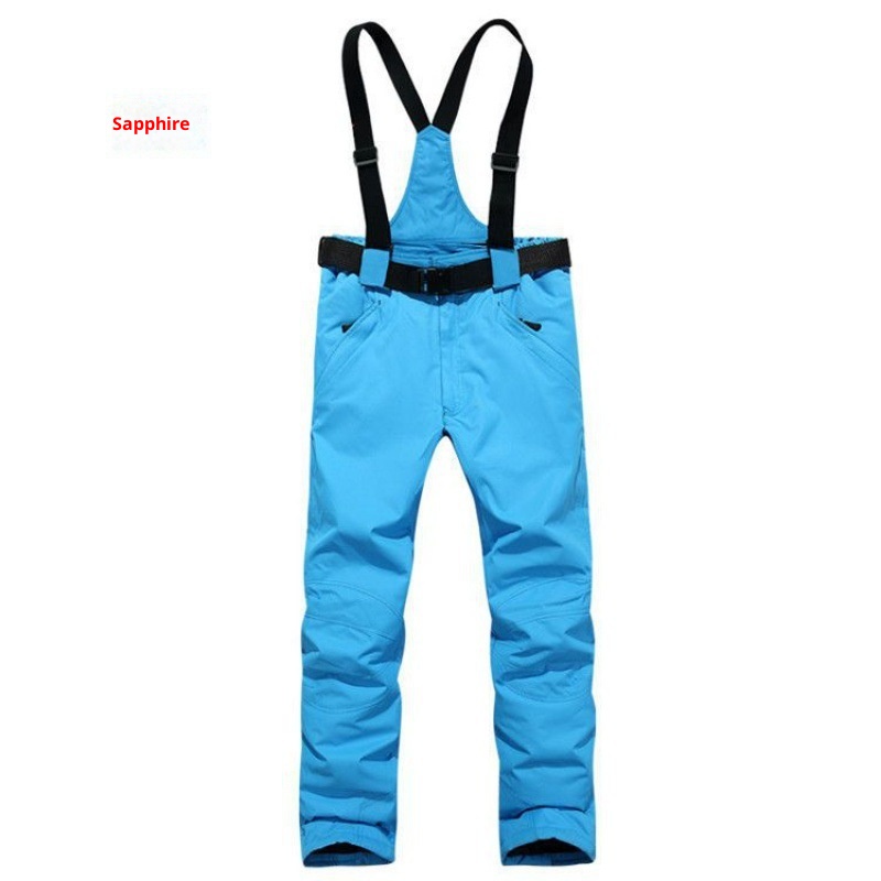 001 Salopette da sci per uomo e donna, invernale, antivento, in caldo cotone, con una o due tavole staccabili._voghion.com