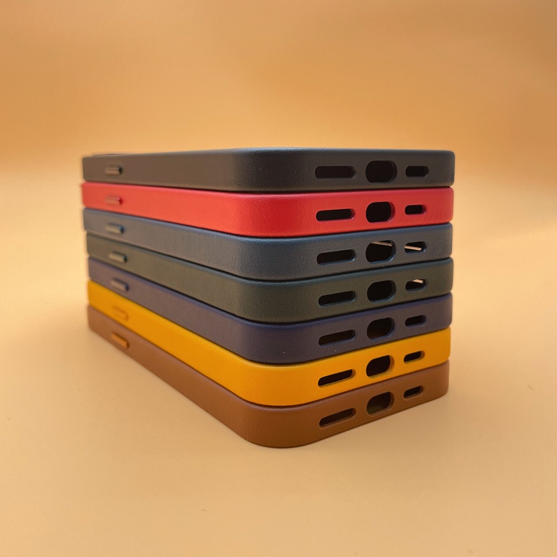 TechGlobe Suitable IPhone 12 Leather/Genuine Leather Phone Case With Magnetic Attachment And Animation For Mini/Pro Max_voghion.com