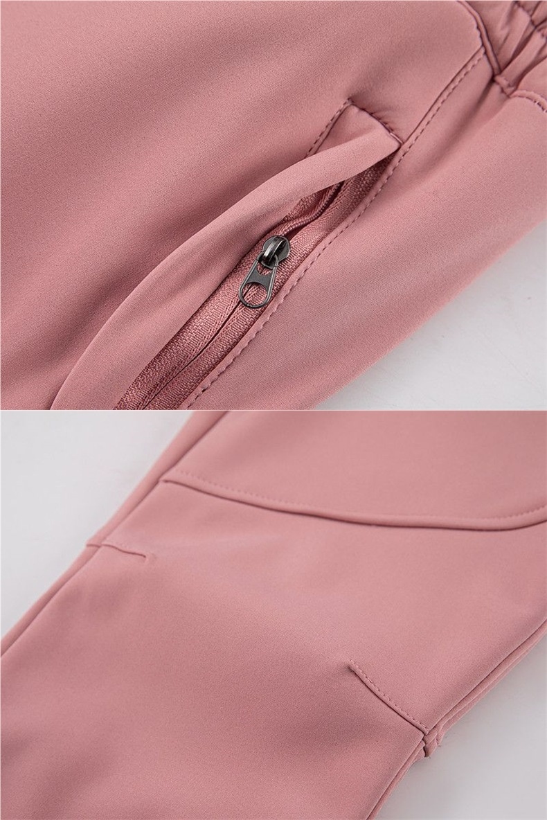 001 Spodnie narciarskie dla dzieci Outdoor Soft Shell dla chłopców i dziewcząt, sportowe, polarowe, ciepłe, wiatroszczelne, wodoodporne, oddychające, joggersy_voghion.com