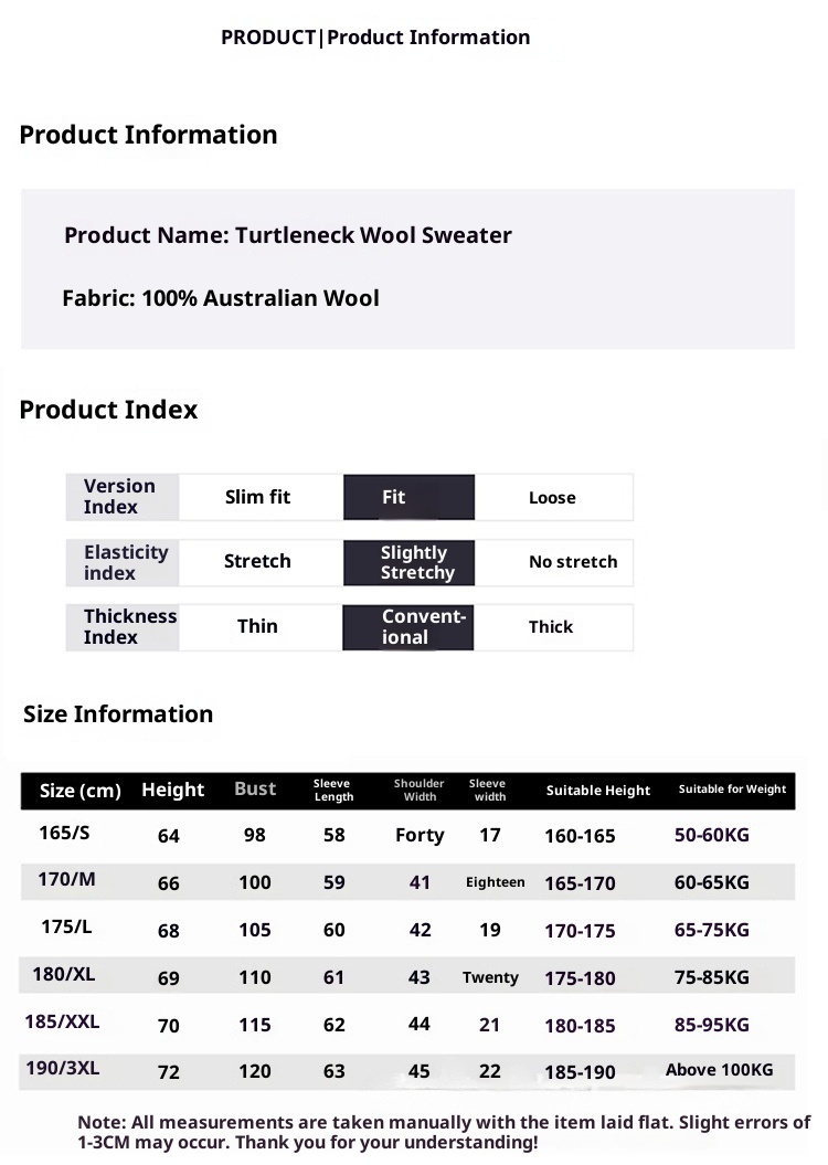 boy Boy Boy Autumn Winter New 100% Pure Wool Men's Half Turtleneck Knitted Pullover Casual Loose Base Cashmere Sweater_voghion.com