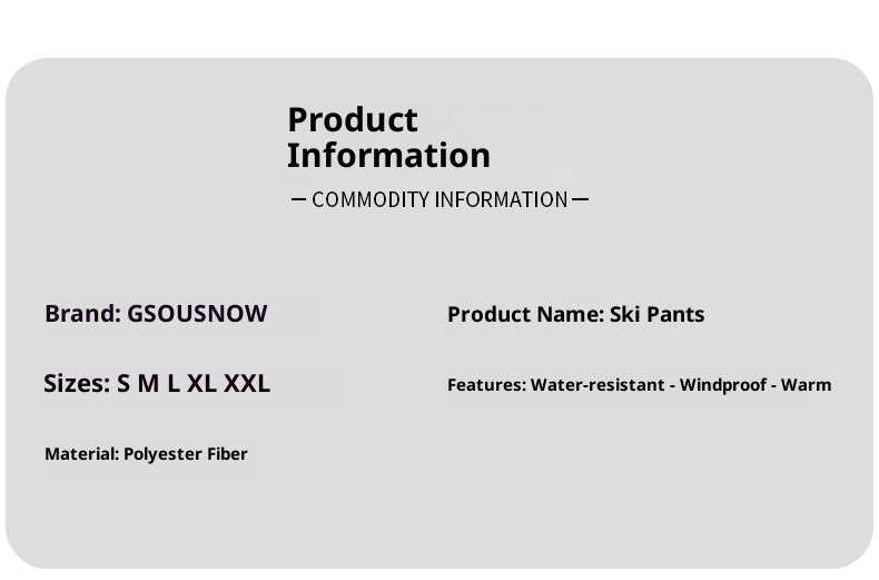 001 New Winter Snowboard Pants For Men, Reflective, Plus Size, Windproof, Waterproof, Breathable, Workwear, Warm Snow Pants,_voghion.com