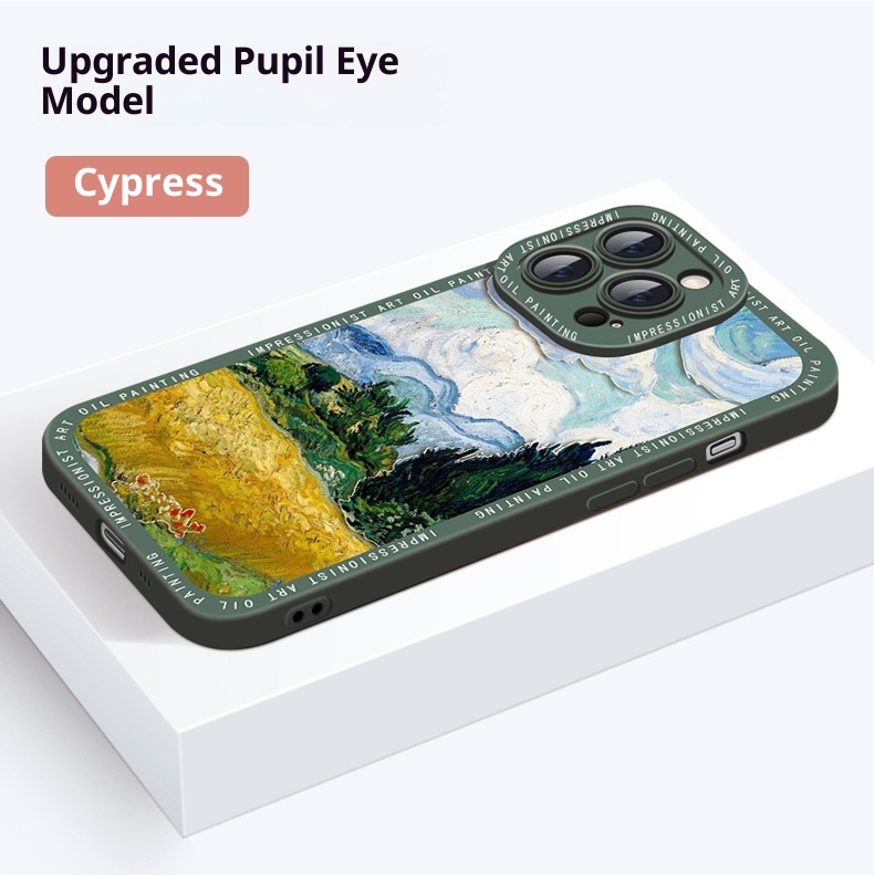 TechGlobe Vintage Compatible With 15 Phone Case Liquid Silicone 12 14 Pro Max Shockproof 13 National Trend Style_voghion.com