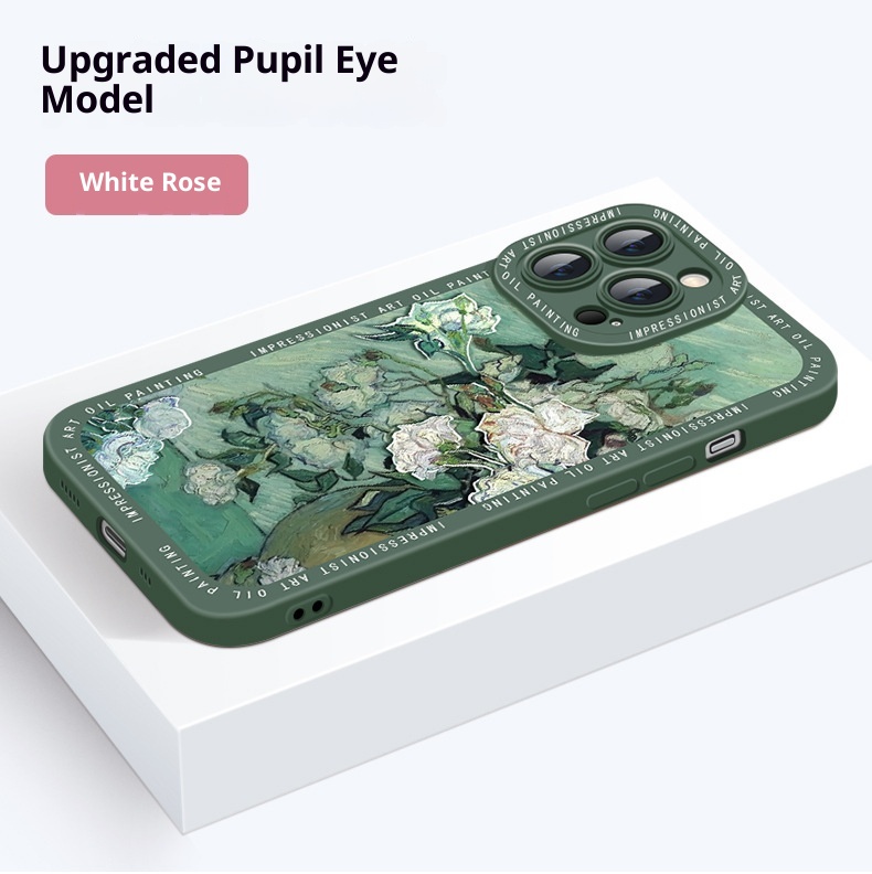 TechGlobe Vintage Compatible With 15 Phone Case Liquid Silicone 12 14 Pro Max Shockproof 13 National Trend Style_voghion.com