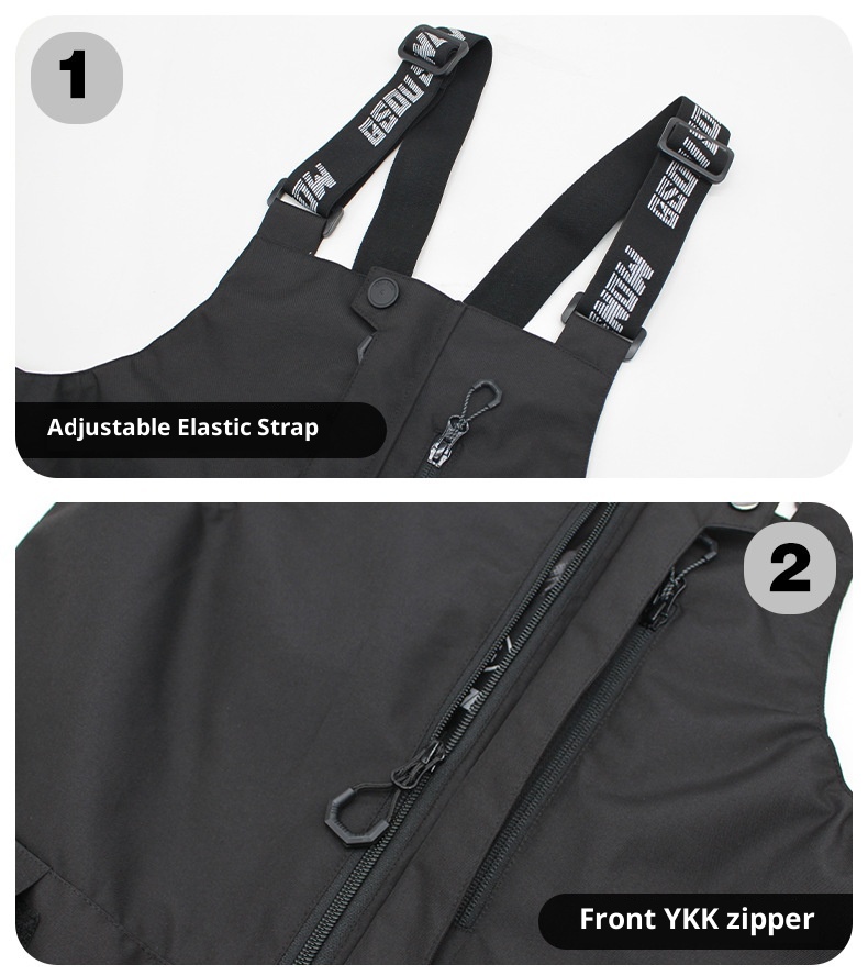 001 Nowe męskie spodnie snowboardowe, wiatroodporne, wodoodporne, ciepłe, z blokami kolorów, do pracy, do użytku na zewnątrz, jednoczęściowe, narciarskie, damskie_voghion.com