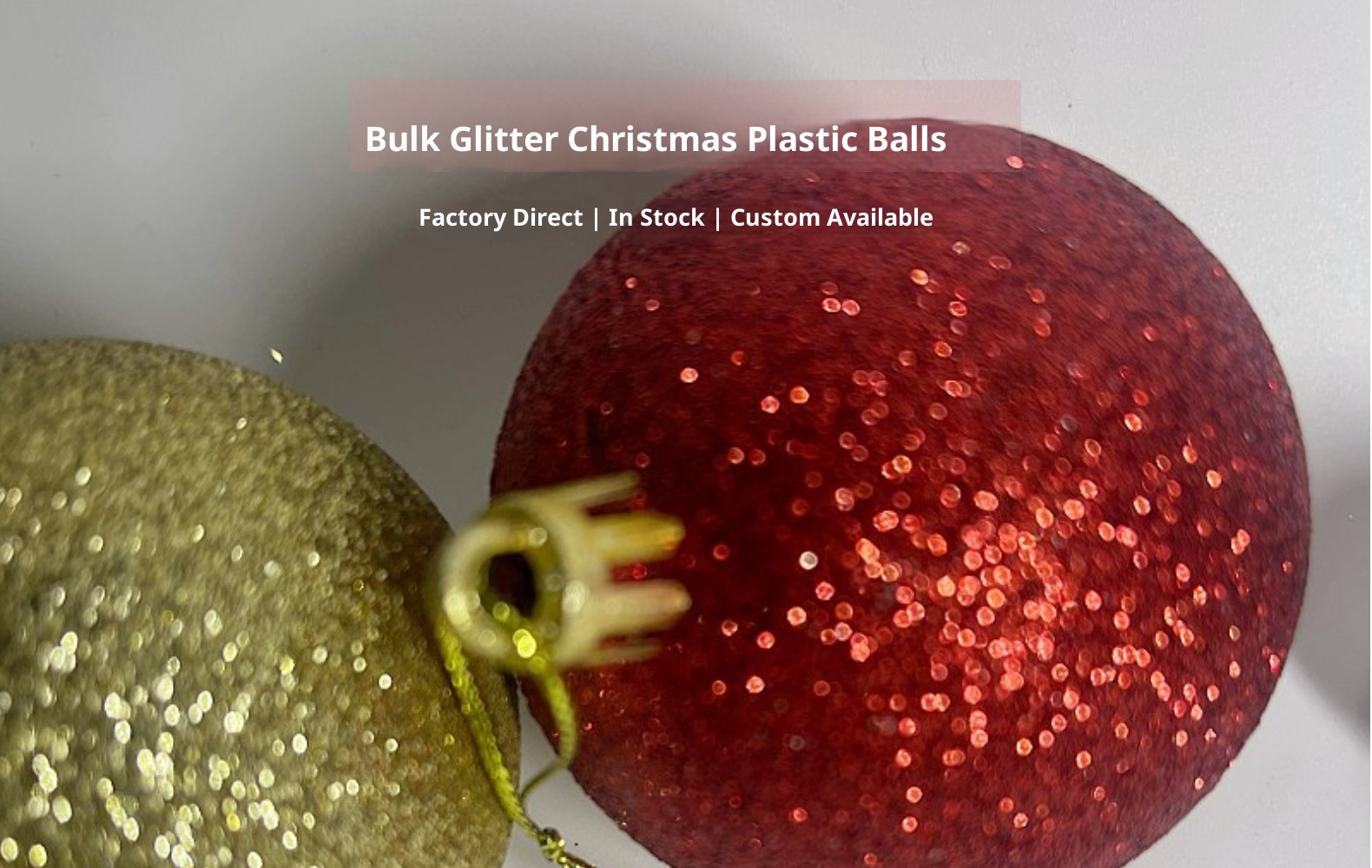 Boules décoratives de Noël en plastique pailleté en vrac, 3/4/5/6/8 cm, pour fêtes et festivals, de Lillian Factory Direct Supply_voghion.com