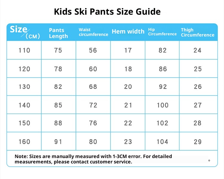 001 Doppelte/Einzel-Boardhose für Jungen und Mädchen, Baumwolle, wasserdicht, mittlere und große Größen, Kinder-Skiausrüstung_voghion.com