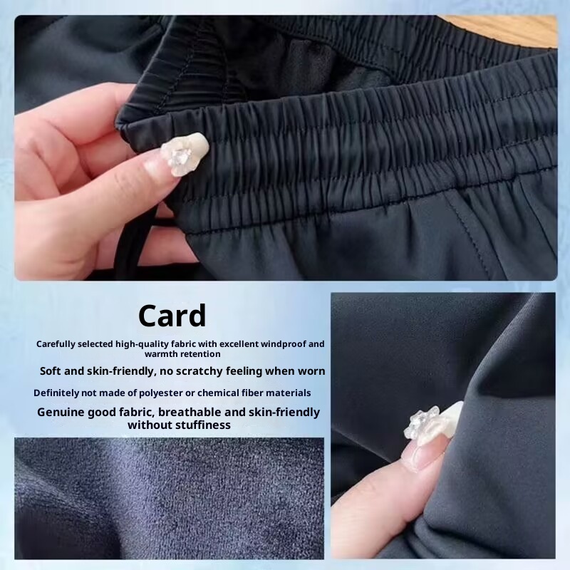 001 Plus Size Windproof For Men, Autumn And Winter Cold-Resistant, Warm, Waterproof, Fleece-Lined, Thickened, Skiing,_voghion.com