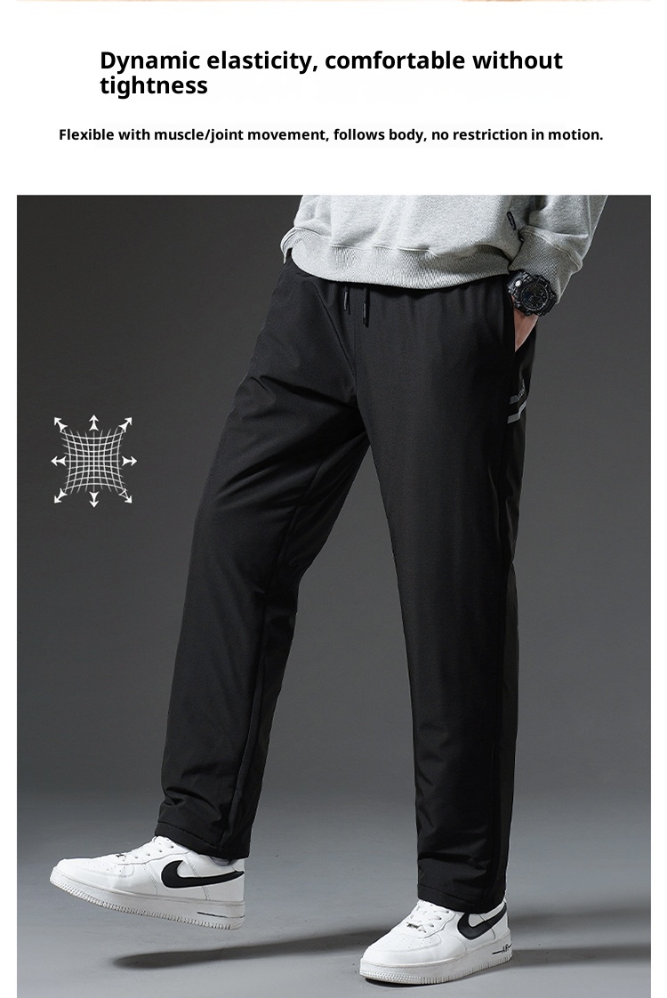 001 Minus 40 Degrees Fleece-Lined Softshell Men Women, Waterproof Windproof Ski Cotton Pants, Warm And Cold-Resistant Pants_voghion.com