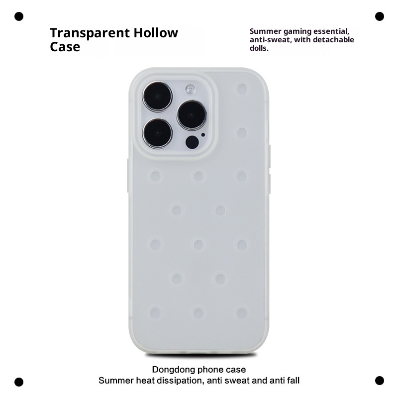 Custodia per telefono con foro esclusiva per il commercio estero transfrontaliero di TechGlobe, compatibile con 15 Pro Max/16, in vendita in Giappone e in Corea_voghion.com