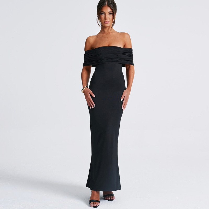 ChicShe Sommerkleid 2025: Schulterfreies, rückenfreies, figurbetontes, langes und elegantes Bodycon-Kleid (Großhandel)_voghion.com