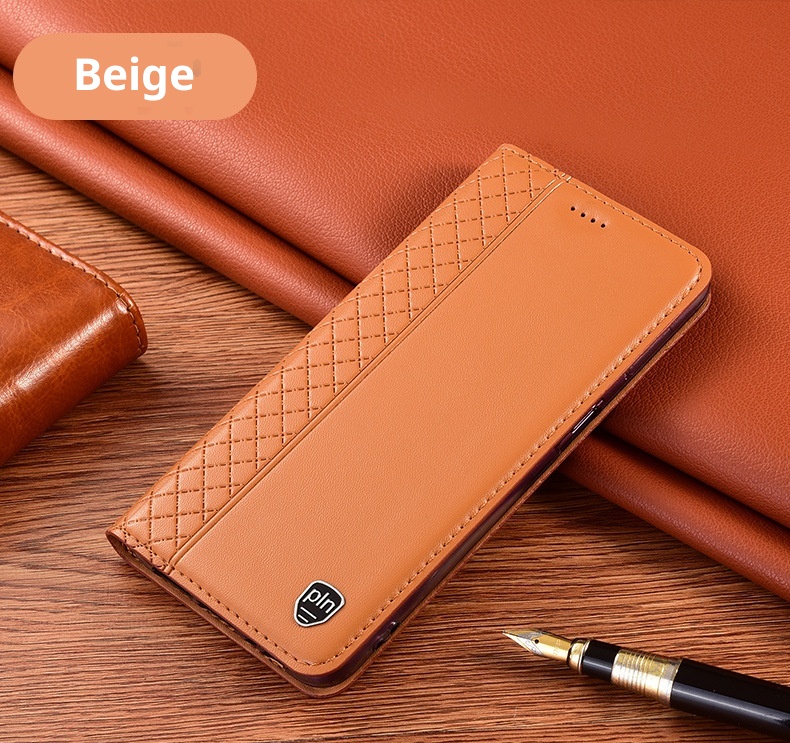 Funda protectora TechGlobe compatible con iPhone 12 mini y 12 Pro, de piel auténtica (16e)._voghion.com