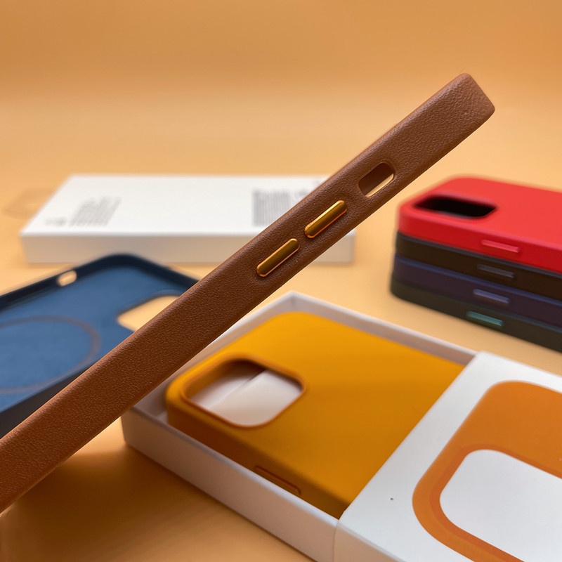 TechGlobe Suitable IPhone 12 Leather/Genuine Leather Phone Case With Magnetic Attachment And Animation For Mini/Pro Max_voghion.com