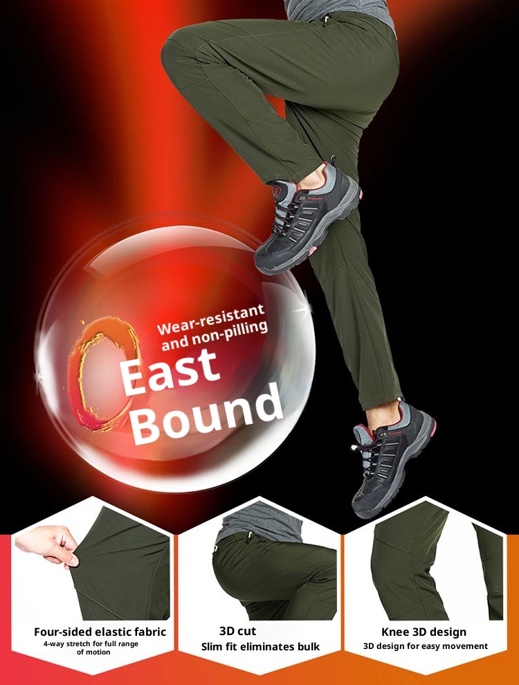 001 Outdoor Softshell Herren Fleecegefüttert Winter Winddicht Wasserdicht Warm Wander Skihose Damen Leicht_voghion.com